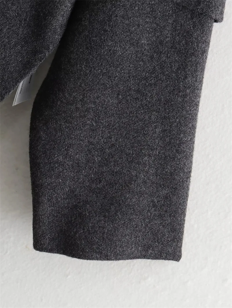 Ladies Polyester Shawl Neck Capelet Coat