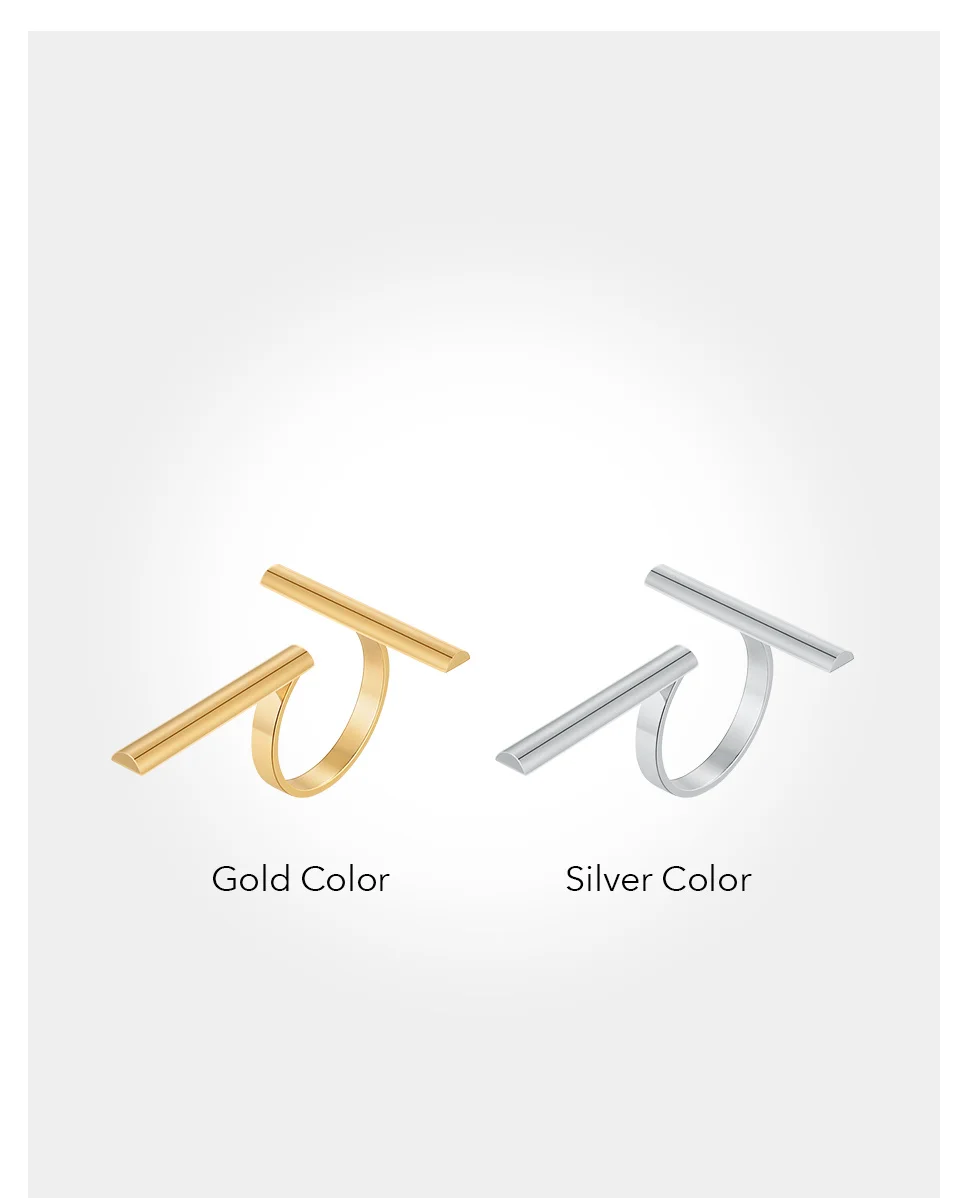 Irregular Rings For Women Gold Plated Stainless Steel Ring Jewlery Hiphop Cocktail Gift Party