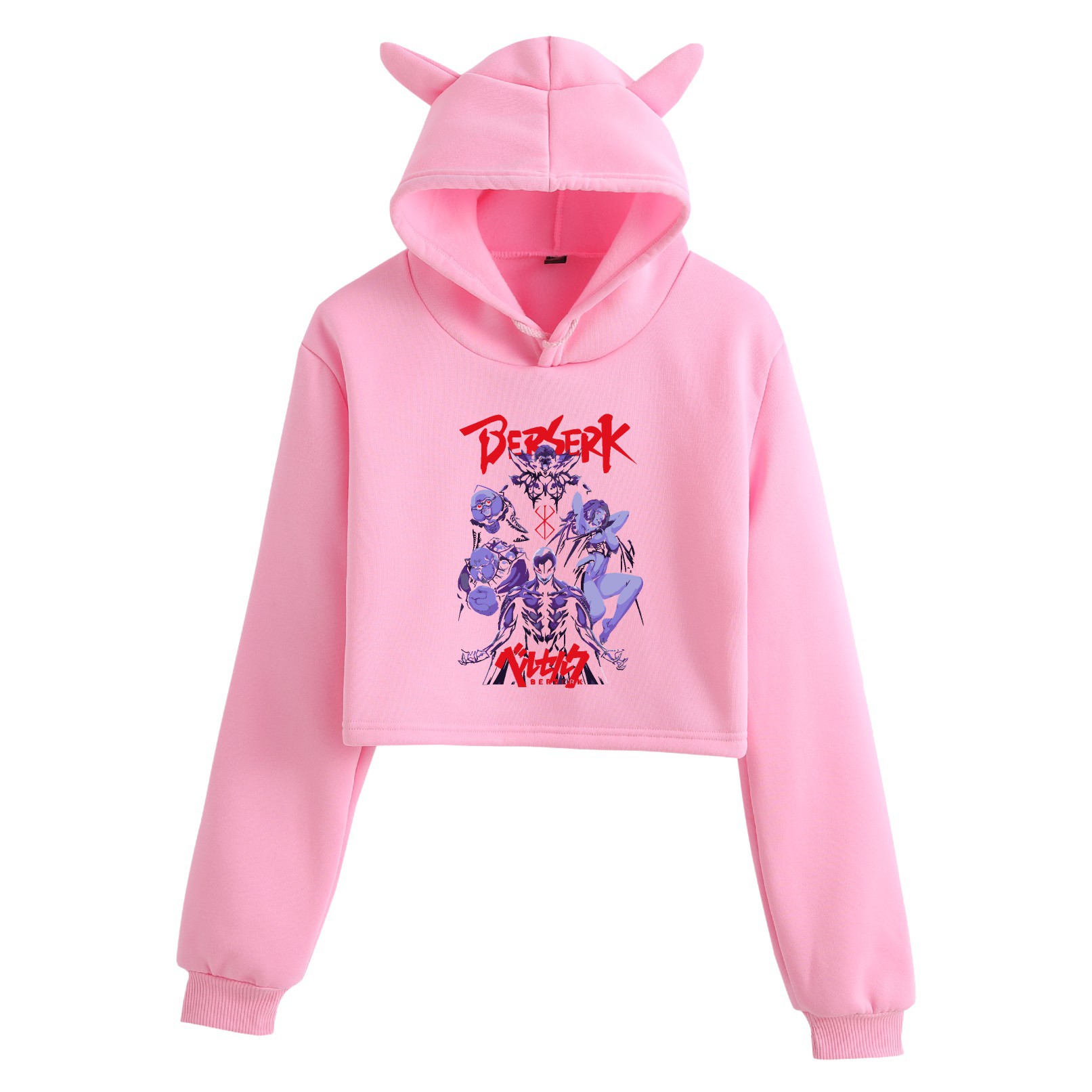 Cute Ladies Short Hoodie