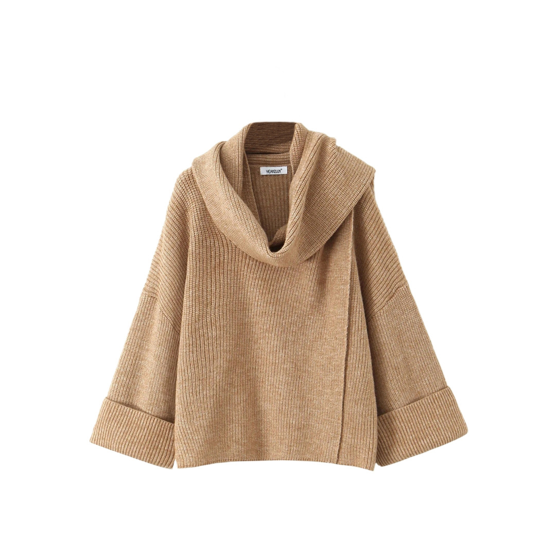 Ladies Korean Japanese Oversized Cozy Knit Cardigan