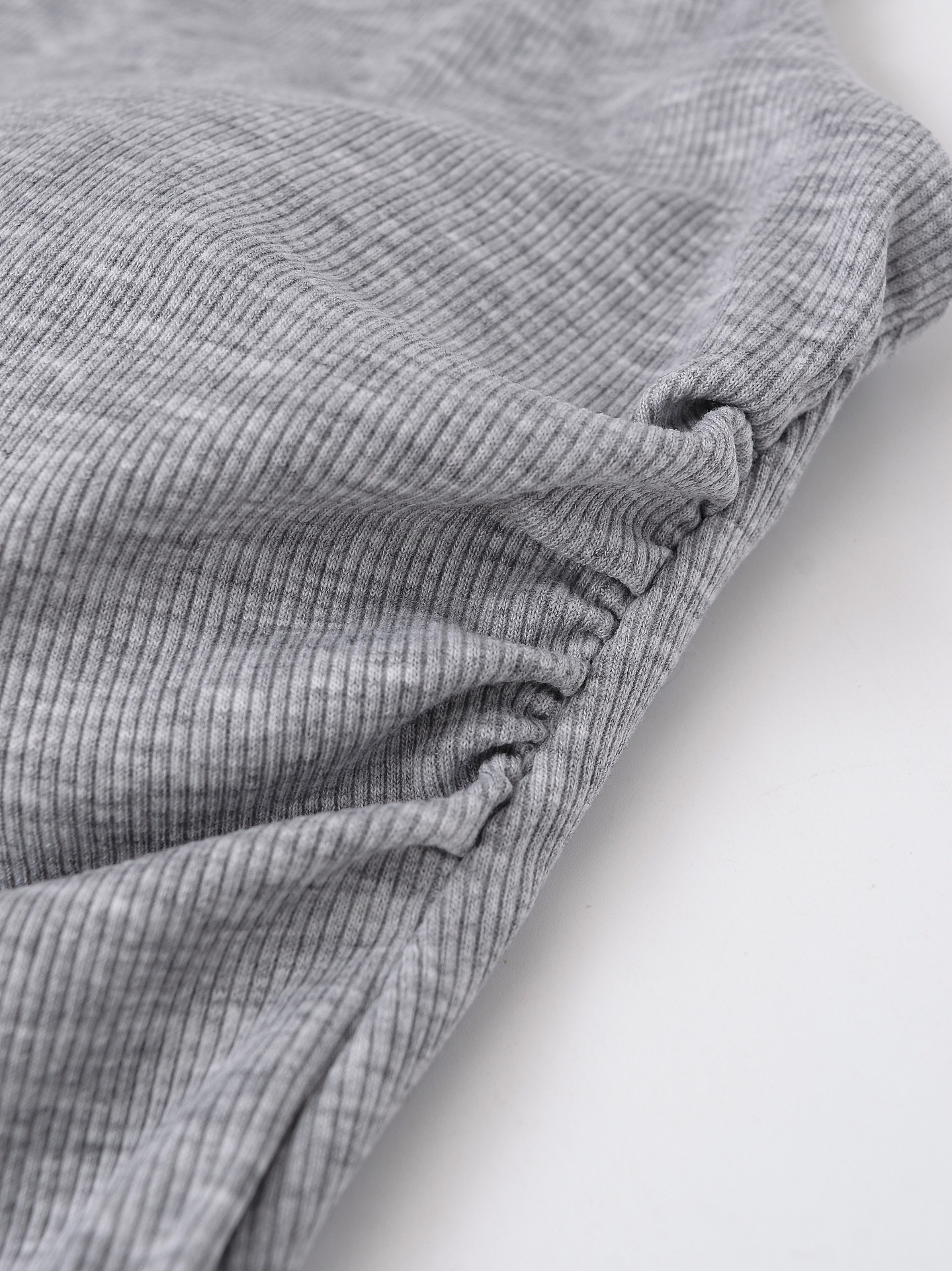 Asymmetric Ruched Sleeveless Polyester Vest
