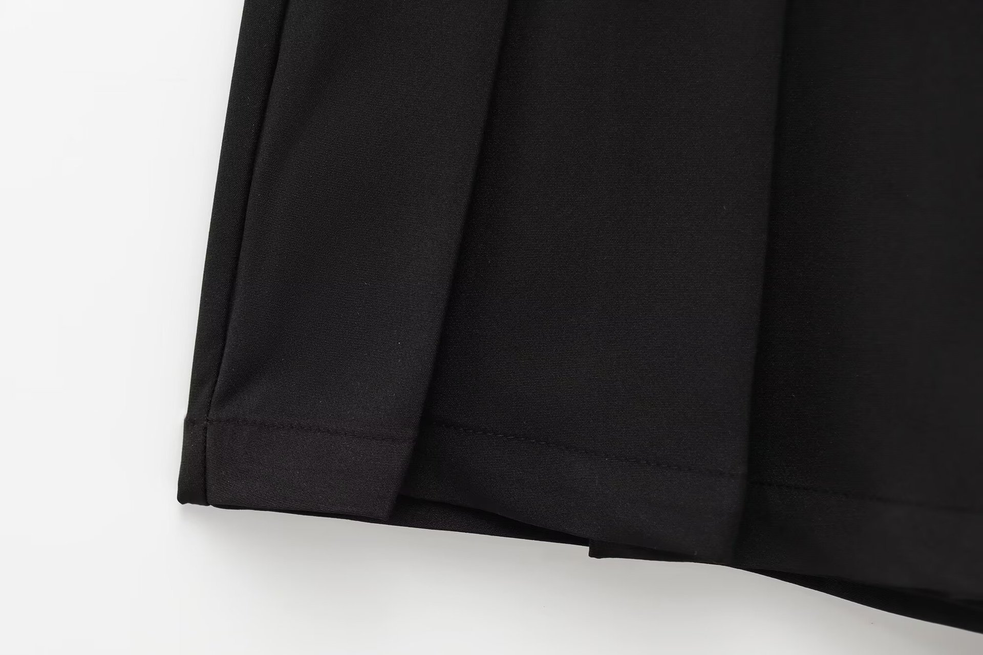 Women's Wide Pleated High Waist Casual Trousers with Belt
