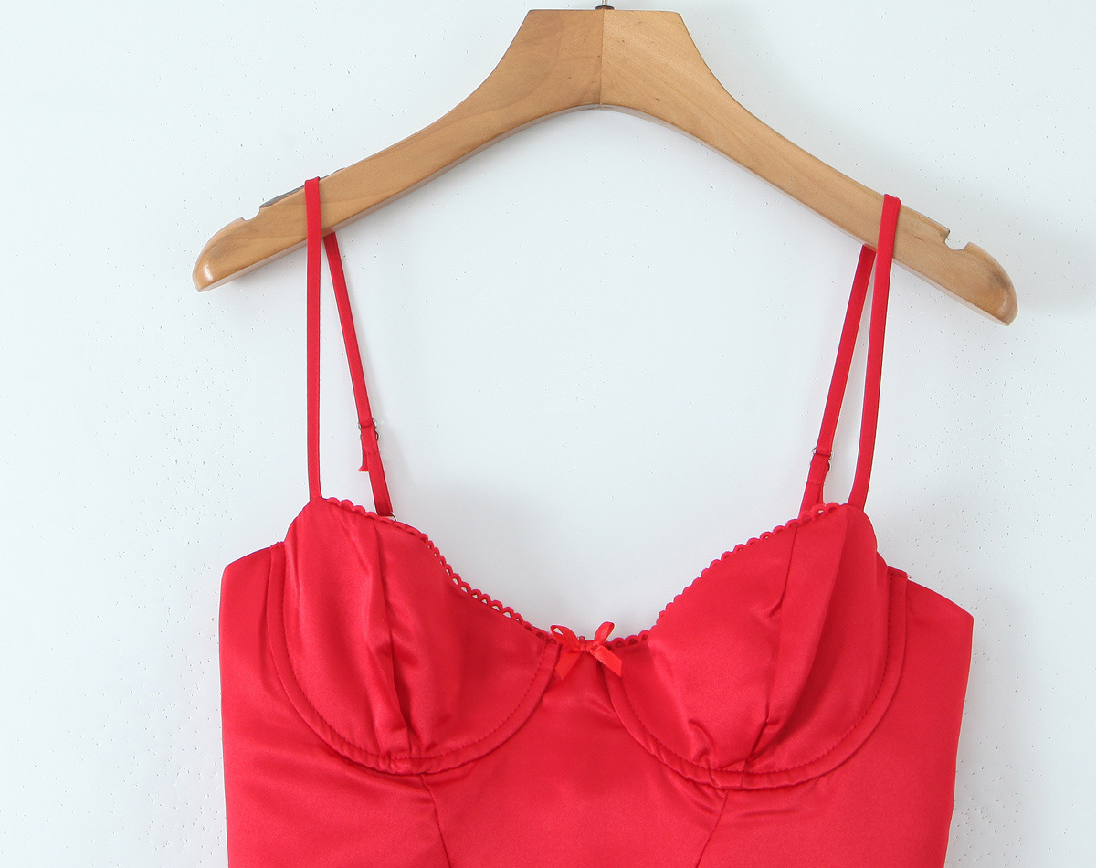 Sexy Backless Strapless Mini Dress with Steel Support