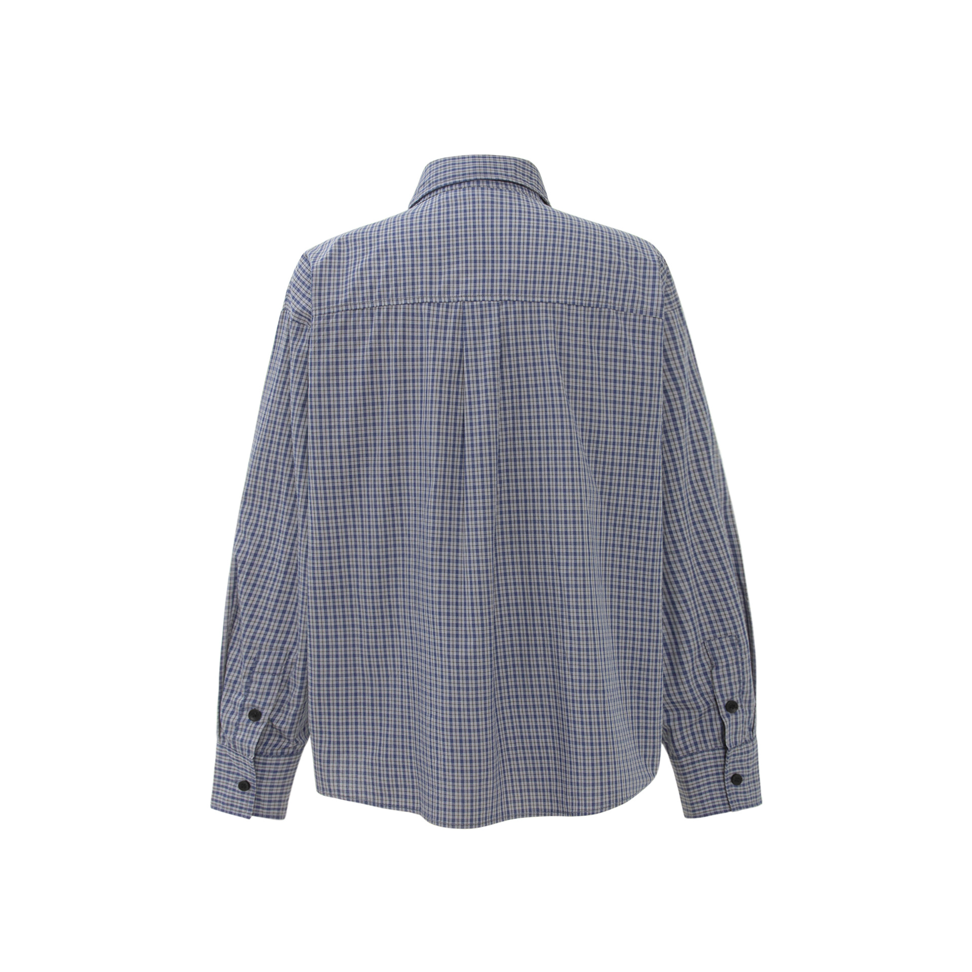 American Retro Oversized Check Cotton Shirt