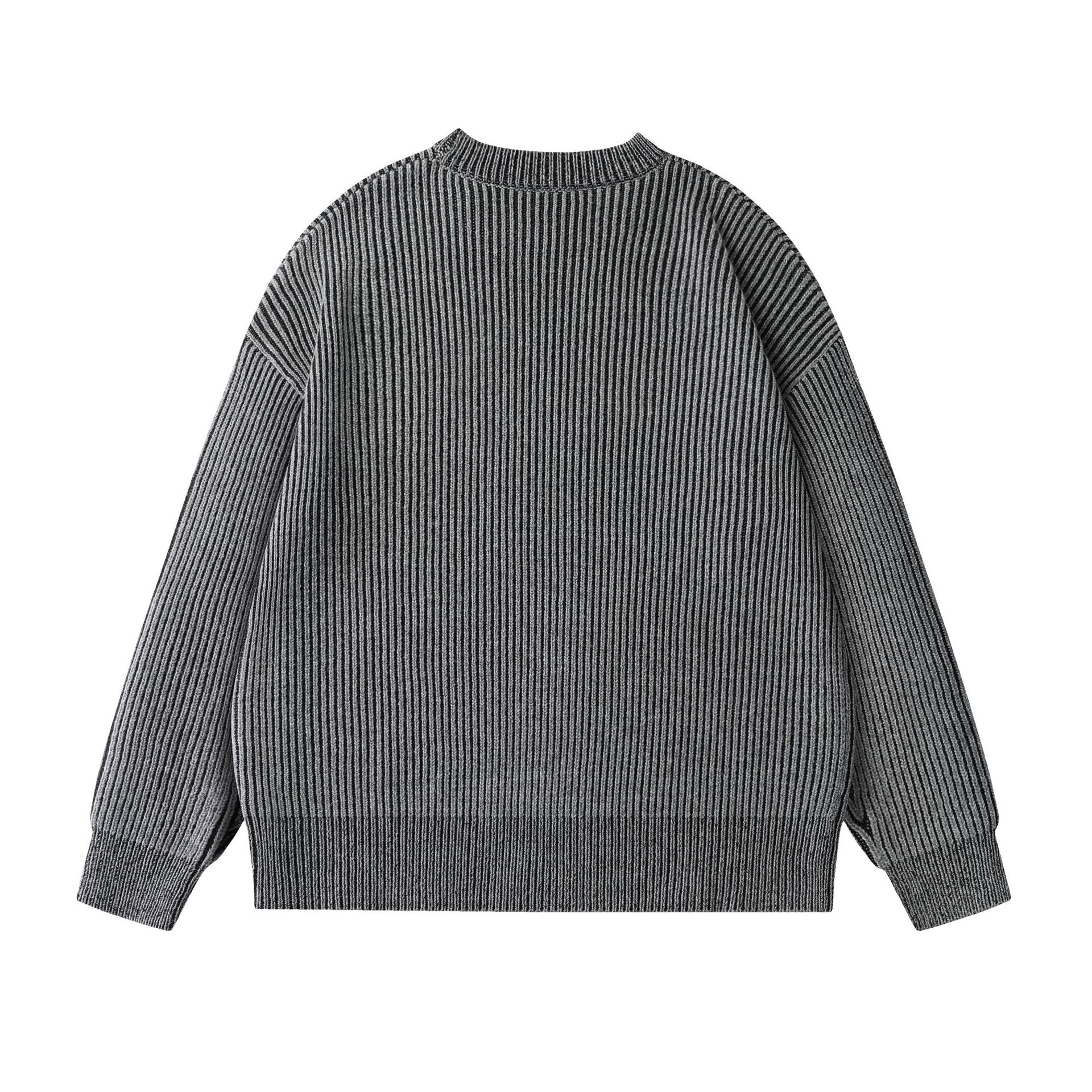 Vintage Washed Slouchy Cotton Blend Sweater