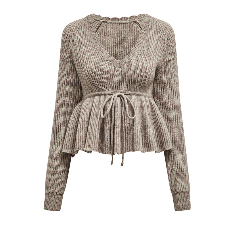 Ladies Hedging Wrap Sweater