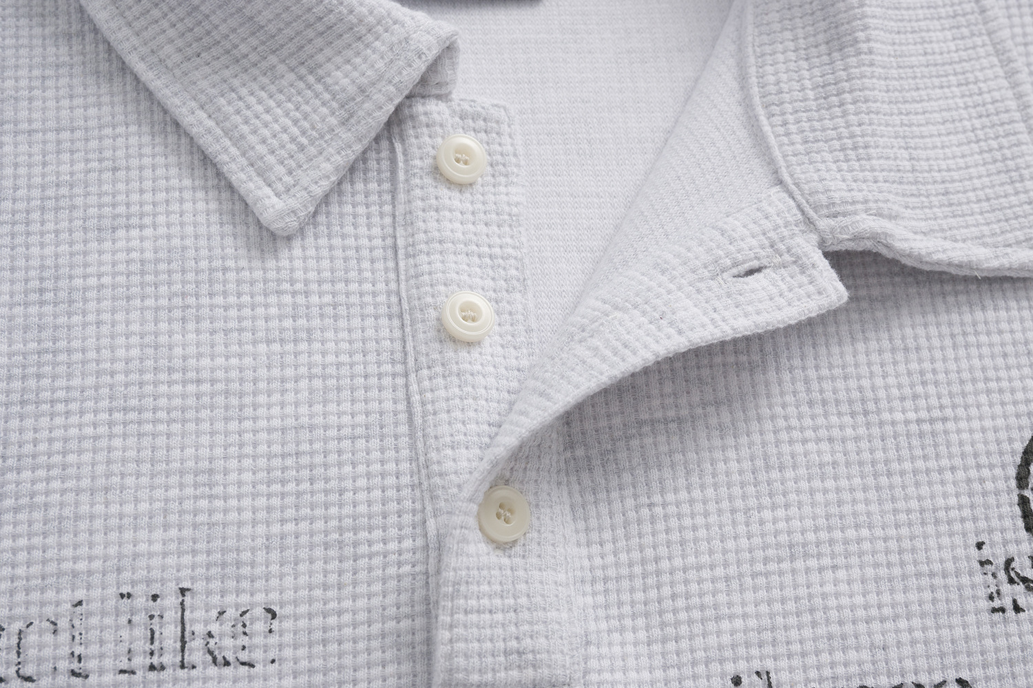 Button-Front Athletic Sweatshirt with Dual Bands