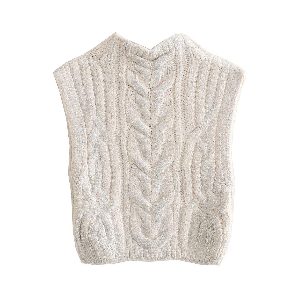 Ladies Tank Glossy Multi-Strand Sweater