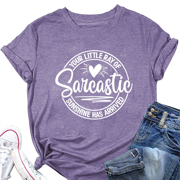 Ladies Geometric V Neck T-shirt