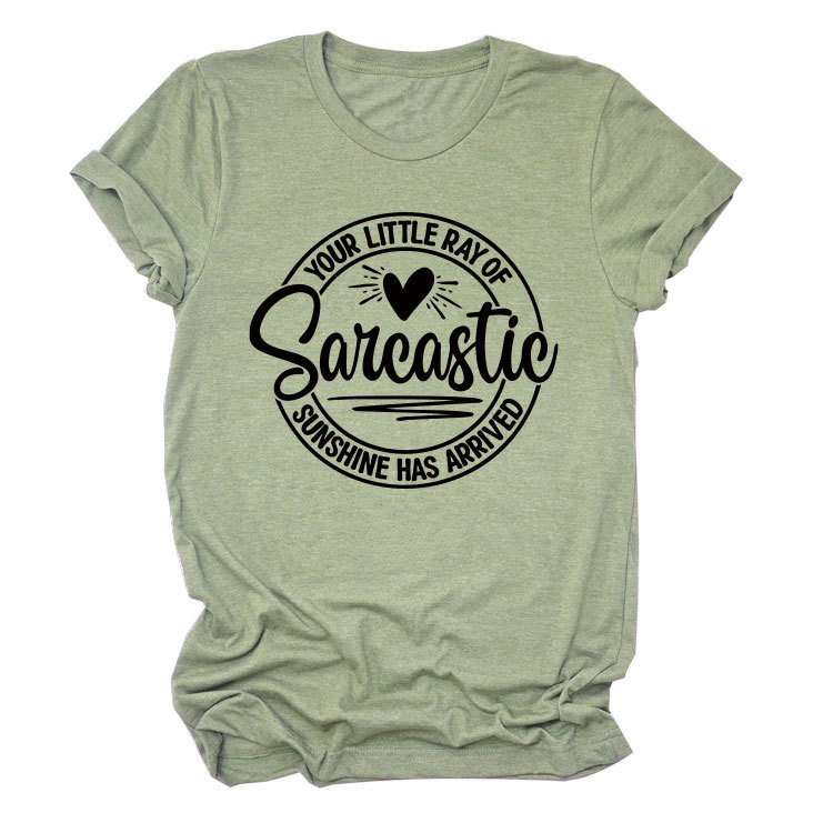 Ladies Geometric V Neck T-shirt