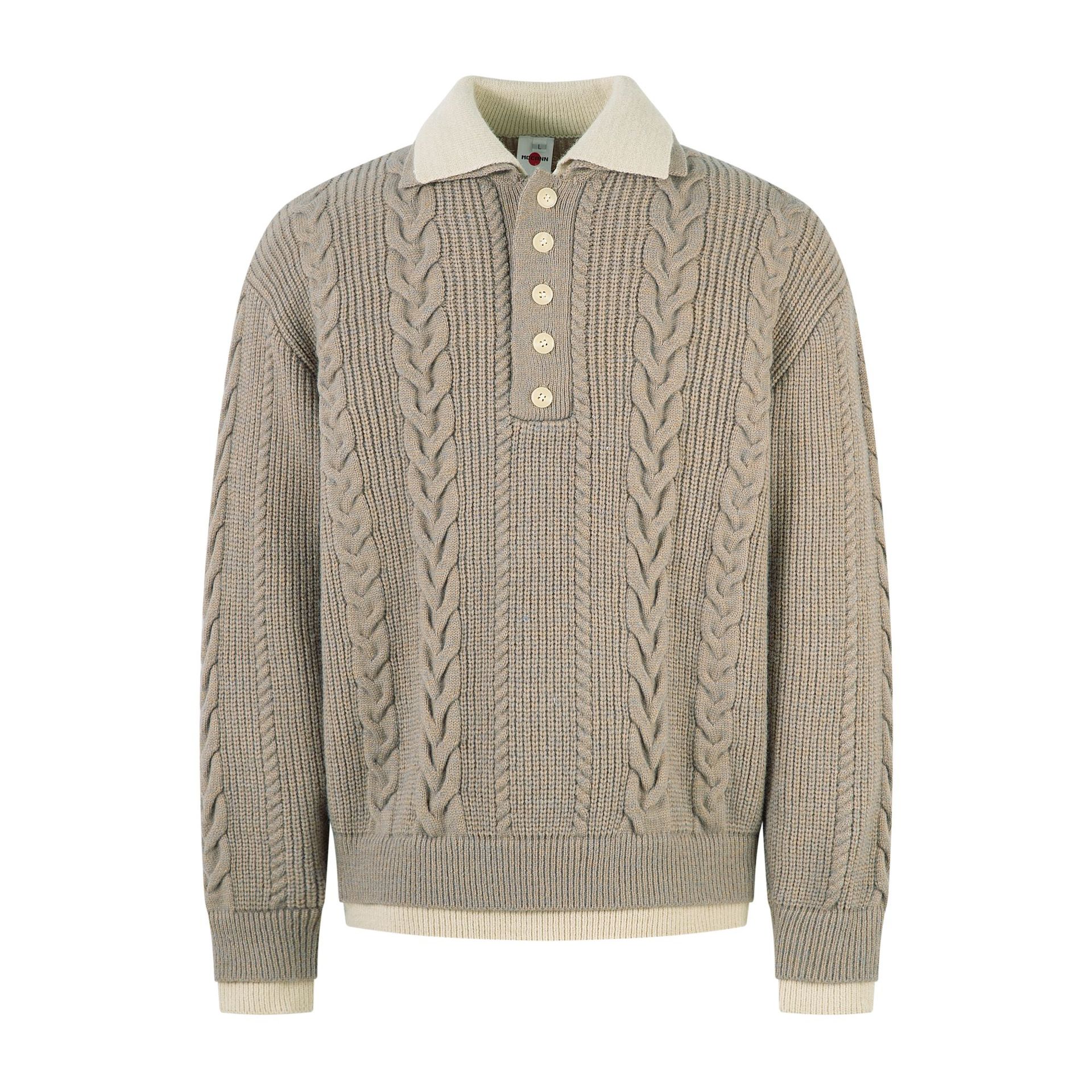 Twist Fried Dough Twists Two Pieces of Warm Knit Men