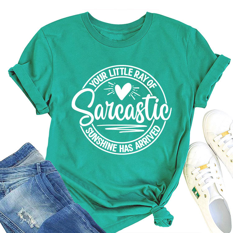 Ladies Geometric V Neck T-shirt