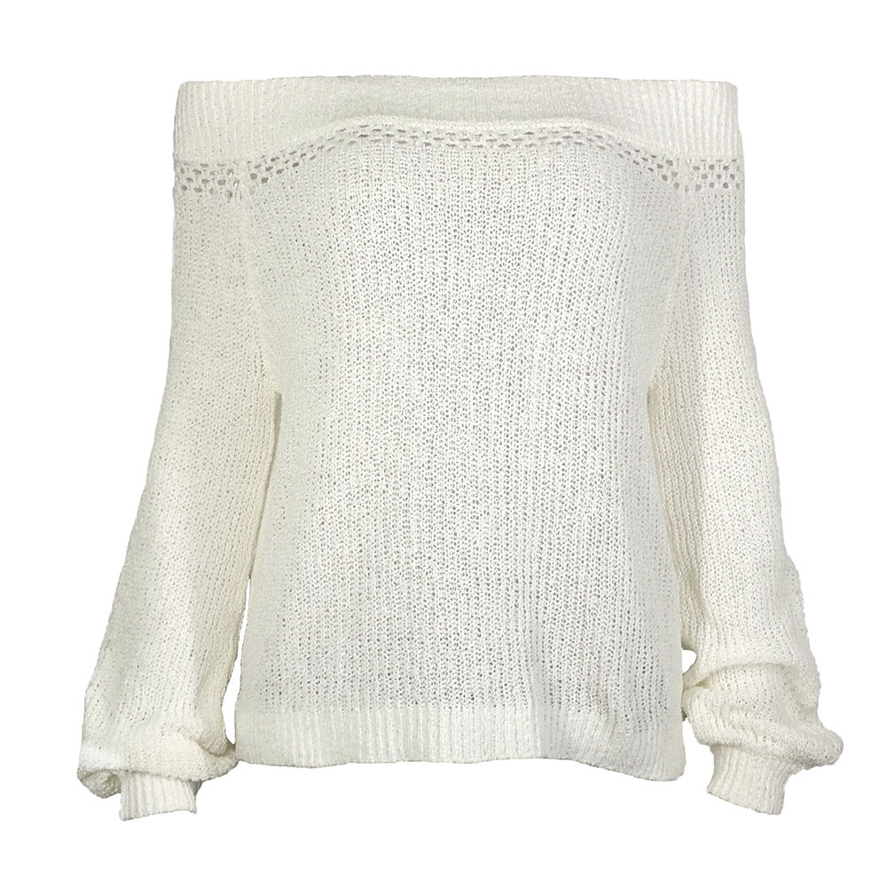 Asymmetric Neckline Slouchy Balloon Stretch Top