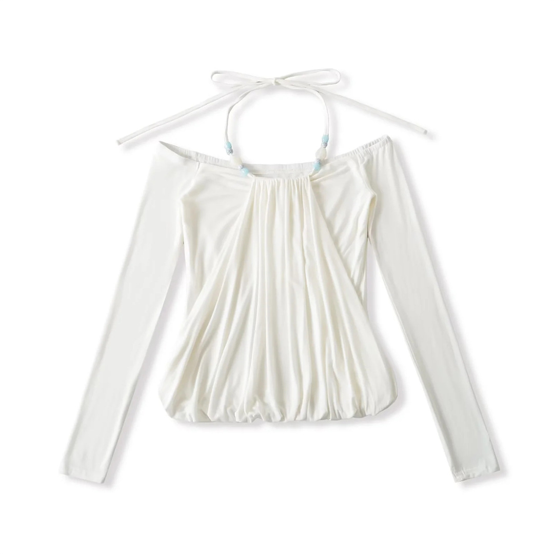 One-Shoulder Slim Fit Spicy Tee