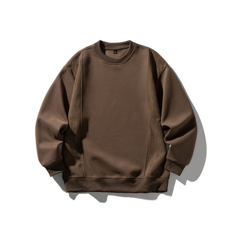 Man's Relaxed Cotton Letter Hoodie