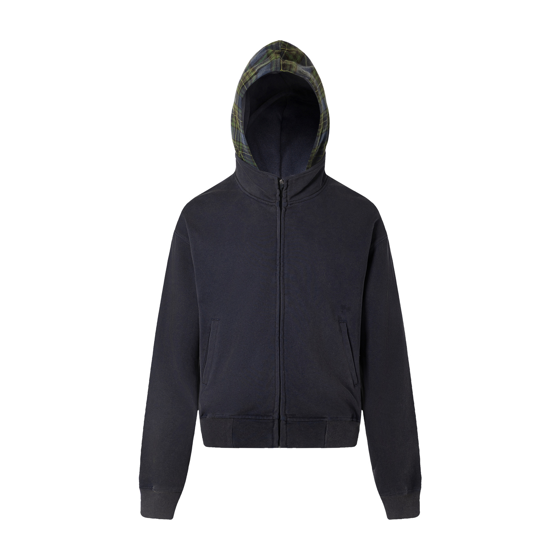 Universal Cotton Urban Contrast Panel Hoodie