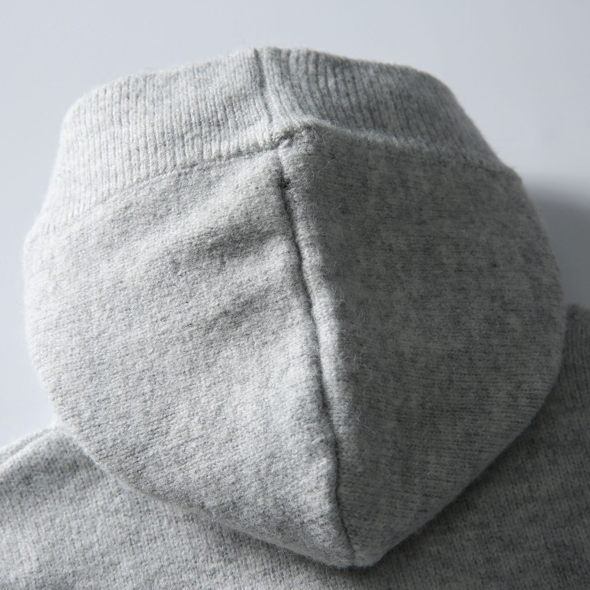 Premium Faux Layered Partial Zip Hood Sweater