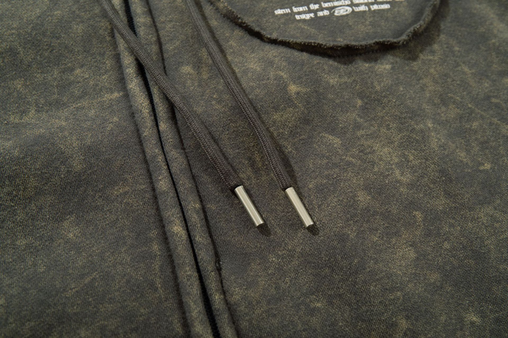 Guy's American Retro Letter-Print Loose Fit Hoodie