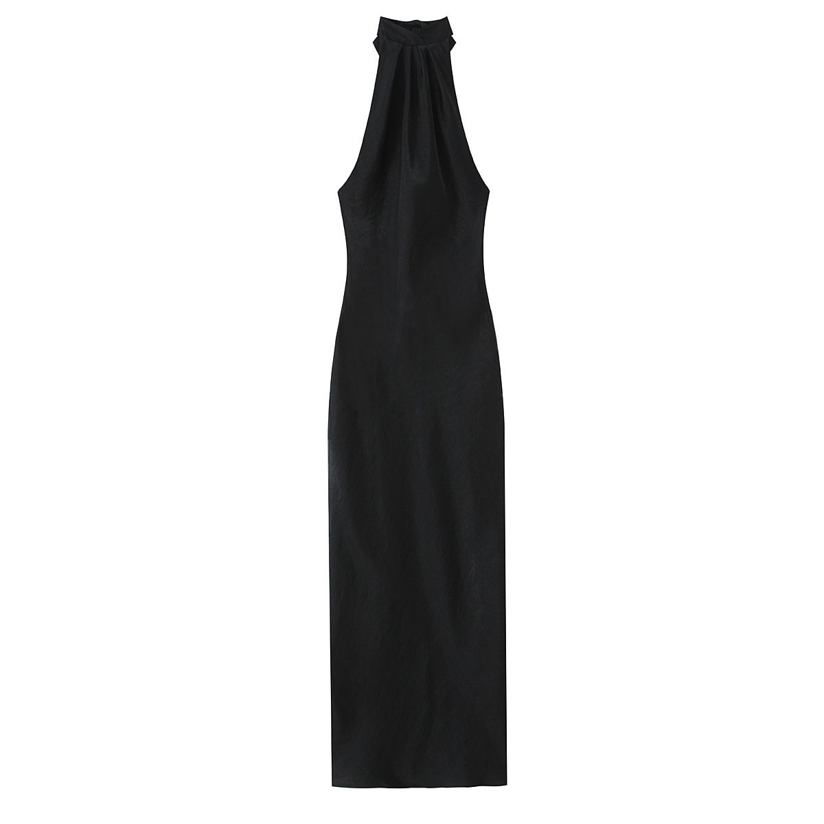 Women's Clothing Halter Neck Backless Midi Dress