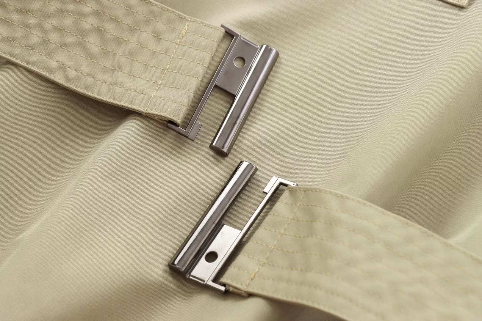 Elegant and Simple Shirt Dress with Waistband for Women