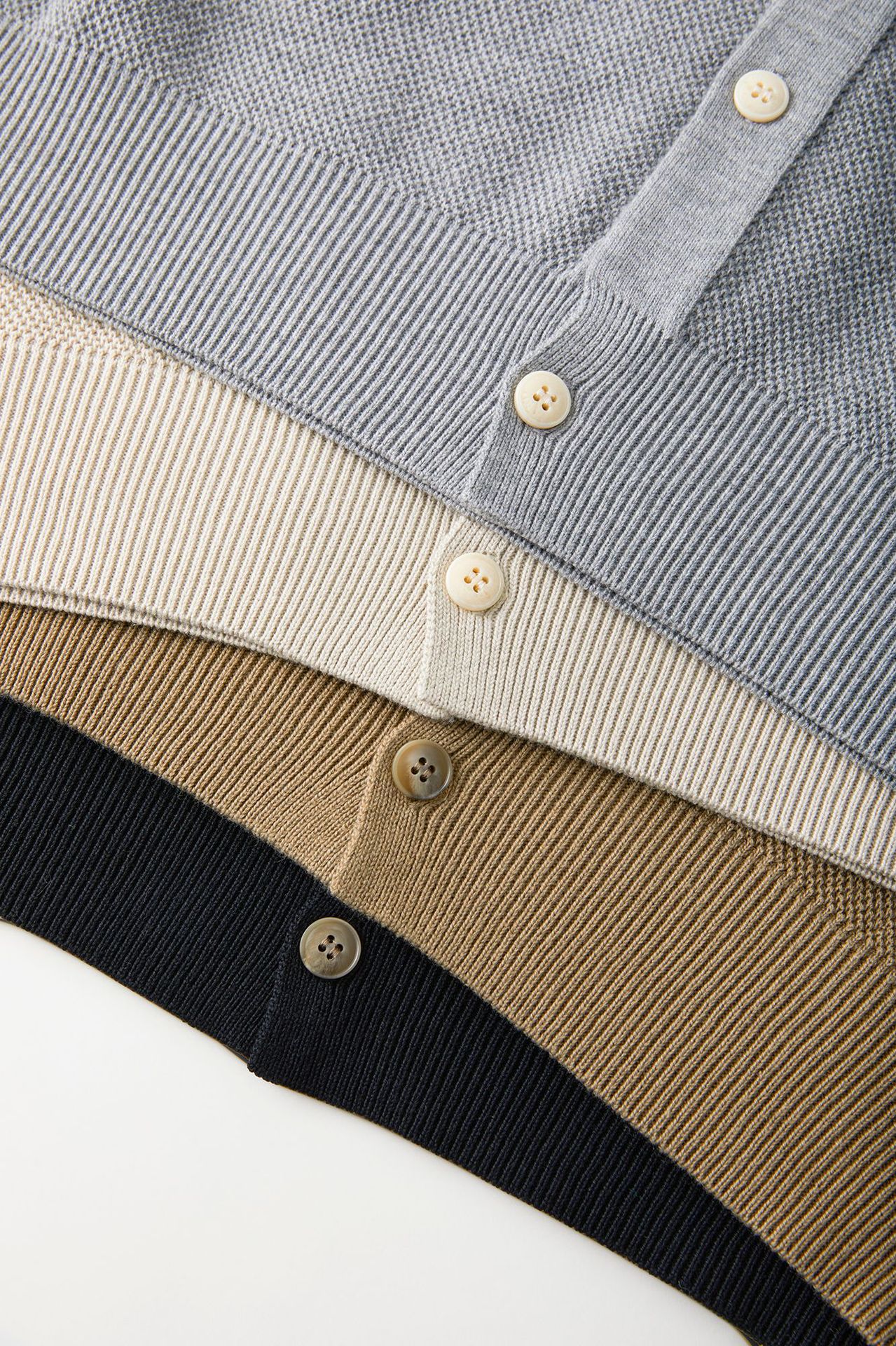 Relaxed Fit Crew Collar Cardi