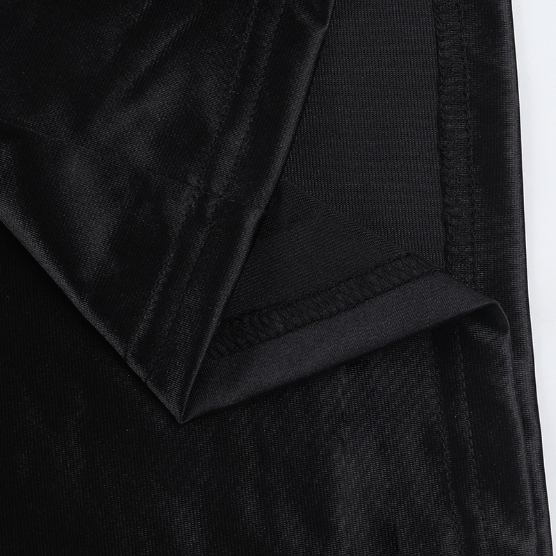 Illusion Split Shoulder Bodycon Utility Dress