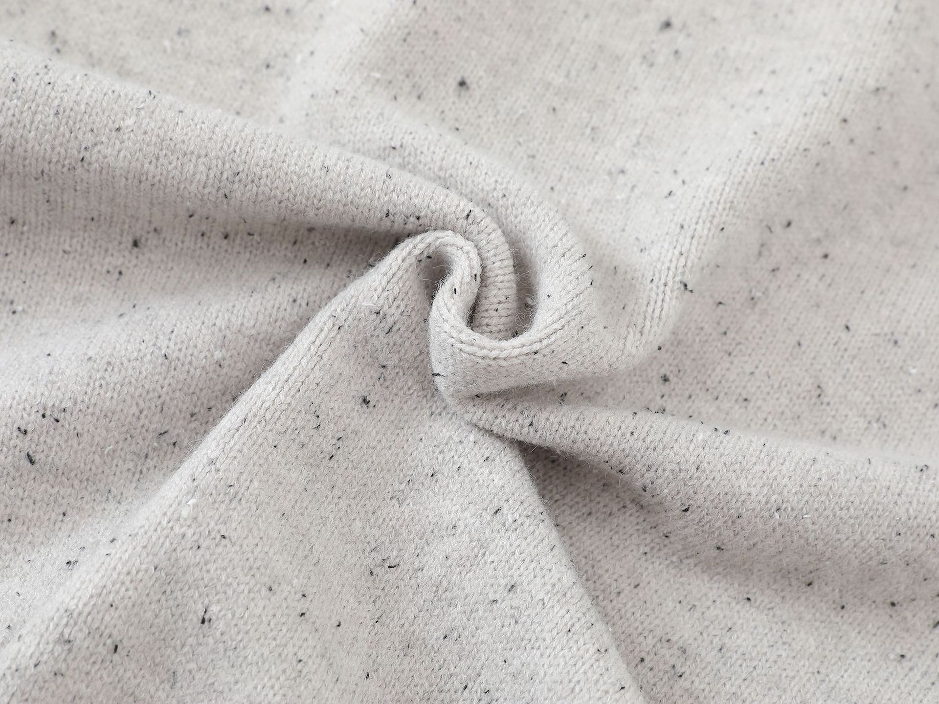 Preppy Neckline Blend Sweater