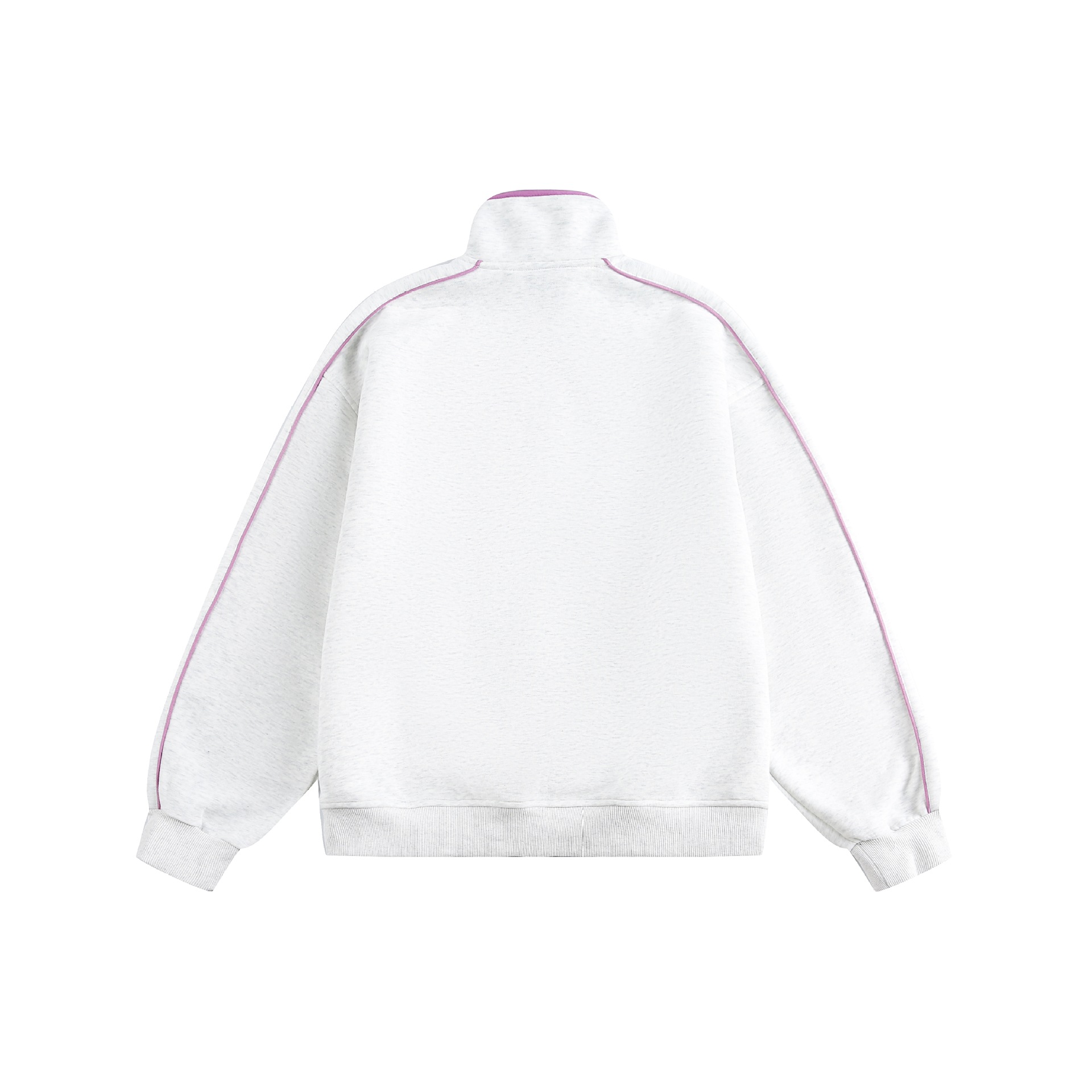 Cotton Blend Two-Tone Seam Hoodie