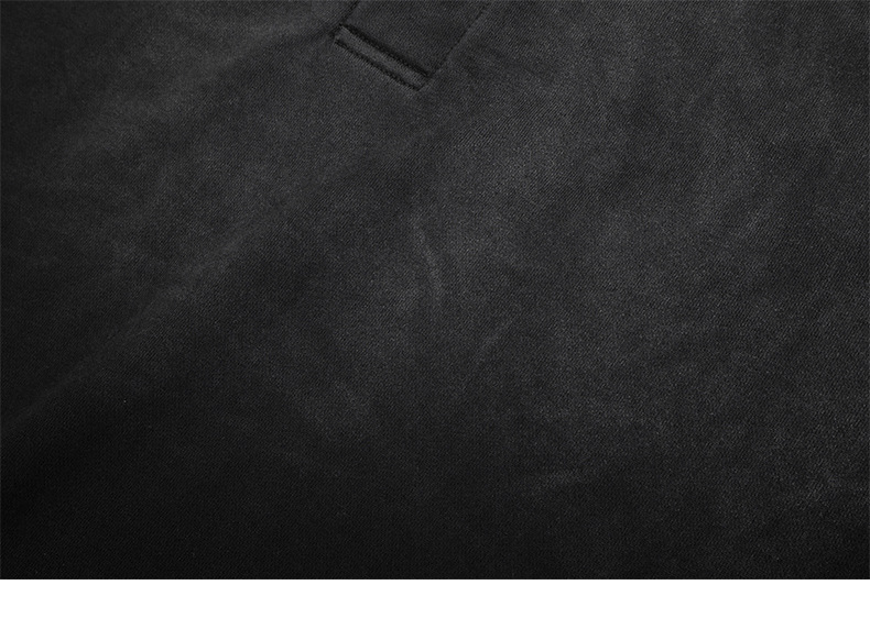 Color-Wash Oversized Button Placket Cotton Sweatshirt