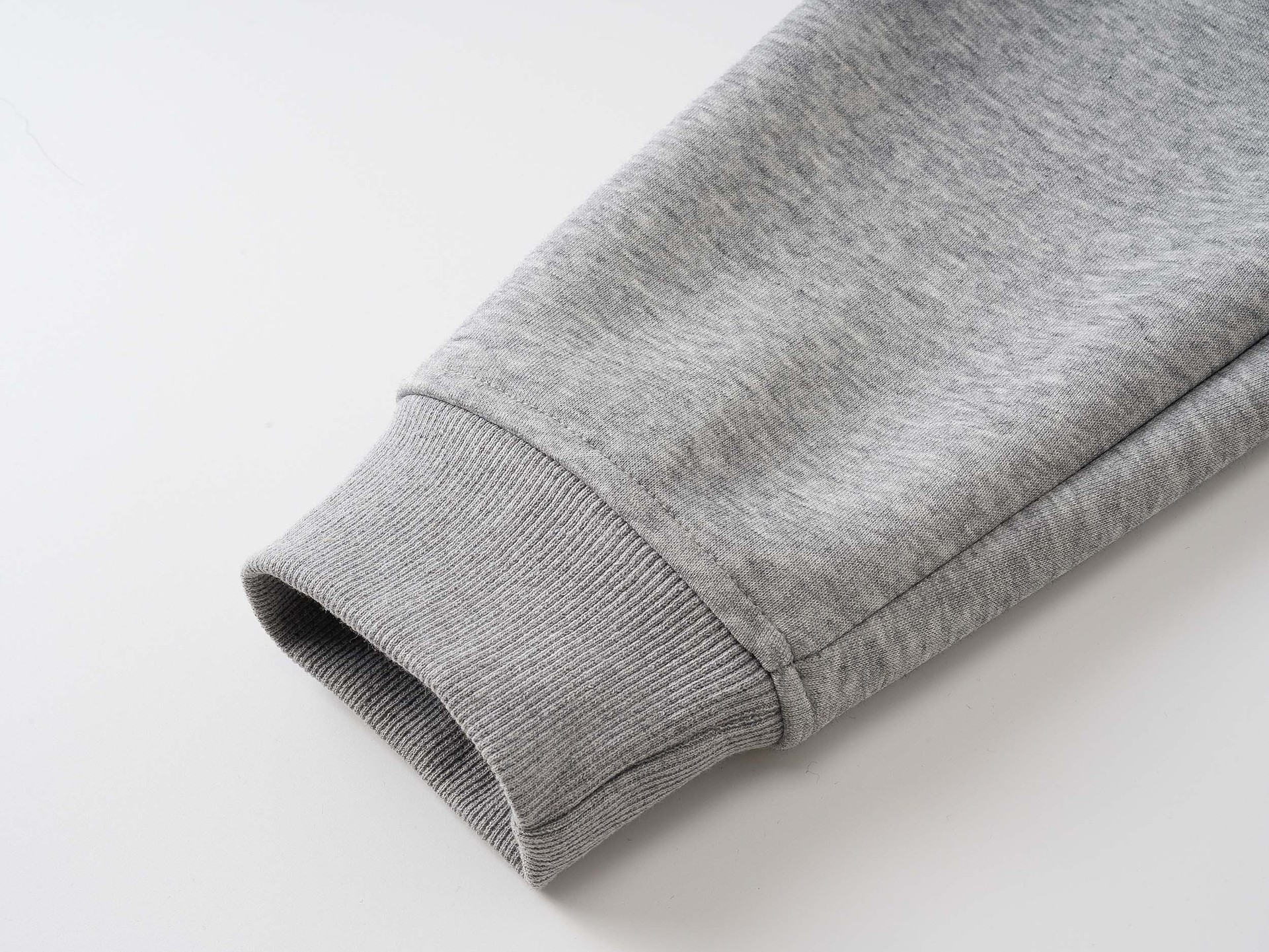 Relaxed Fit Long Sleeve Plain Cotton Hoodie