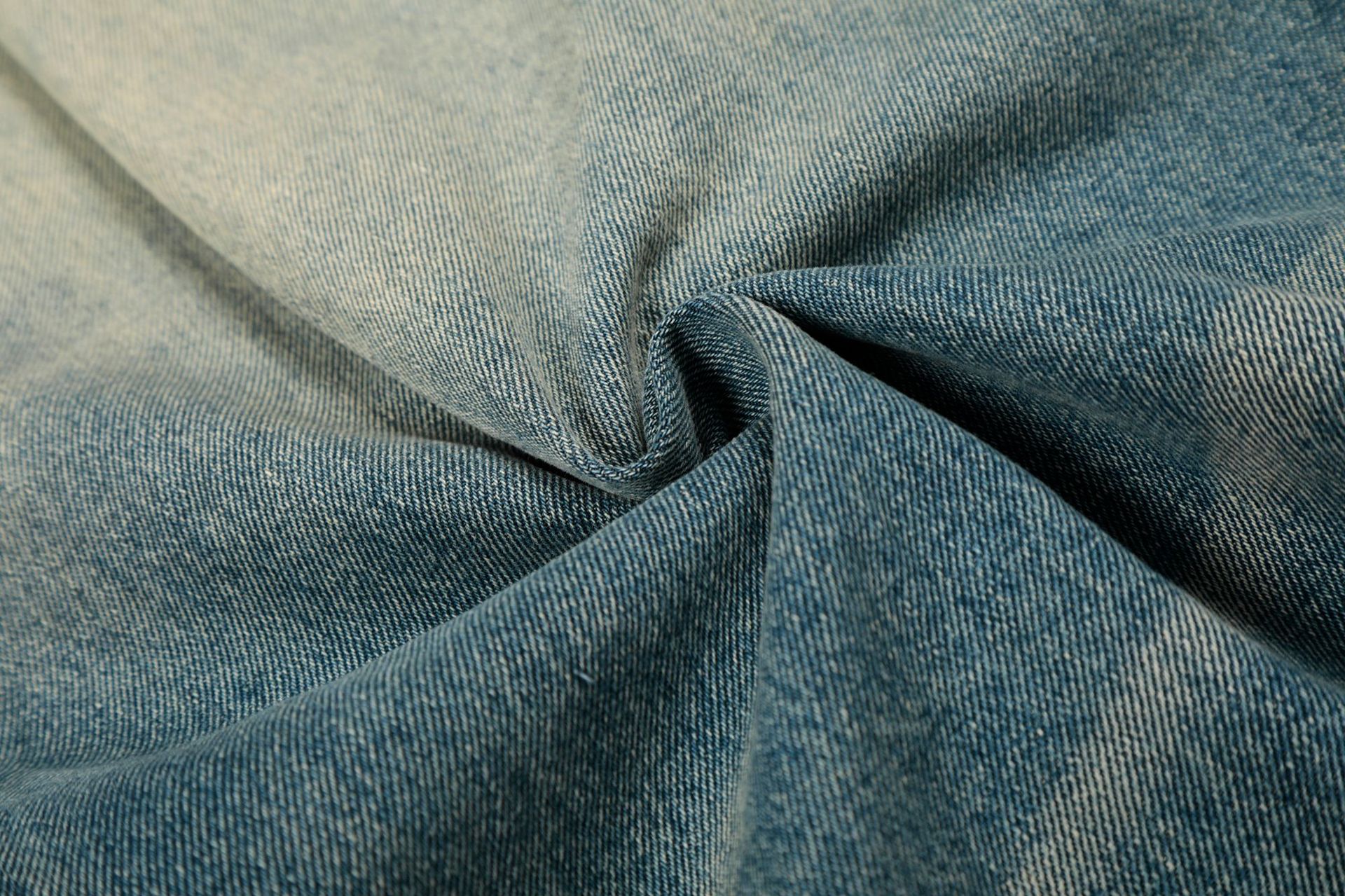 Street Style High-End Vintage Cat-Whisker Texture Pleated Design Men's Wide-Leg Casual Jeans