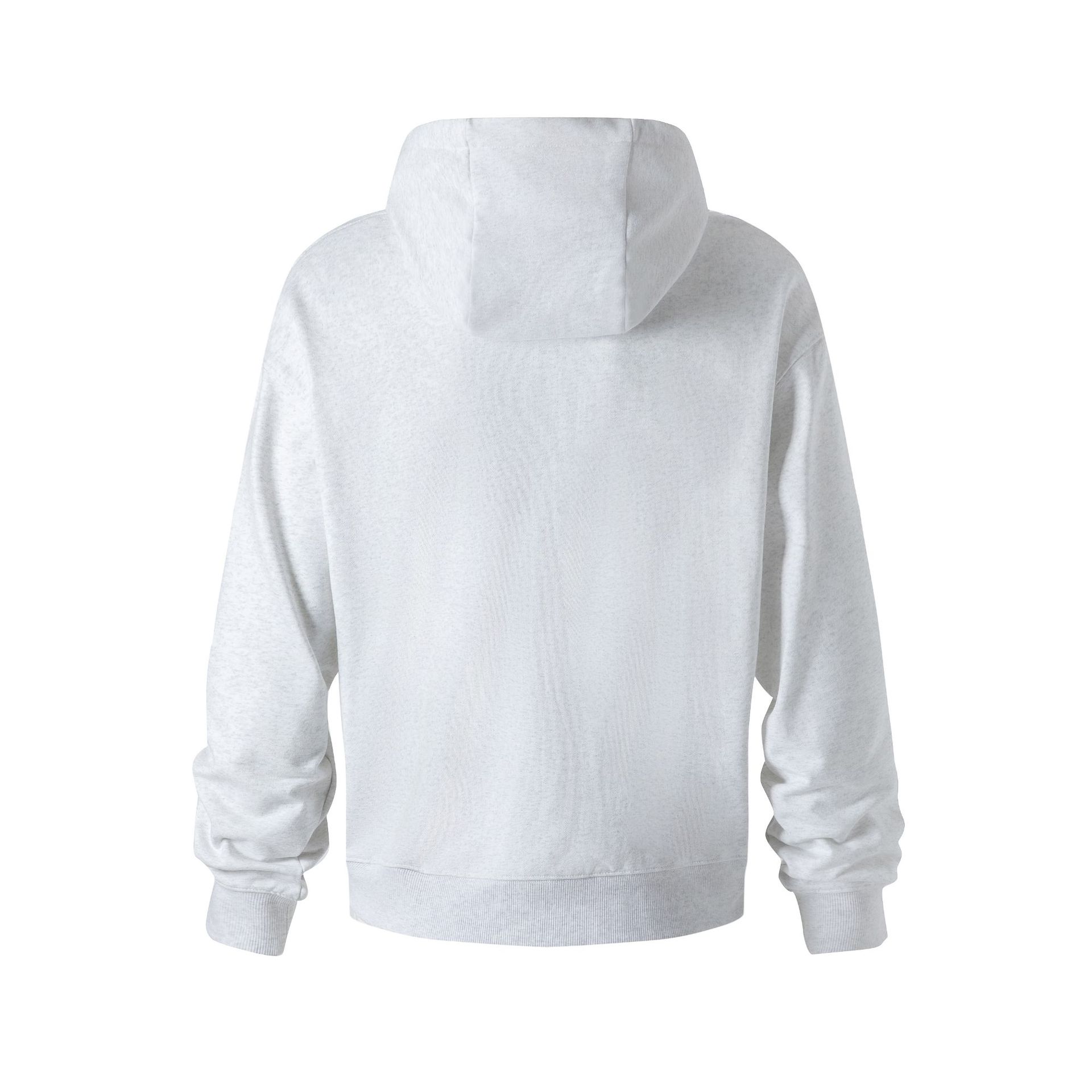 Streetwear Heavy Oversized Plain Cotton Zip Hood Sweatshirt