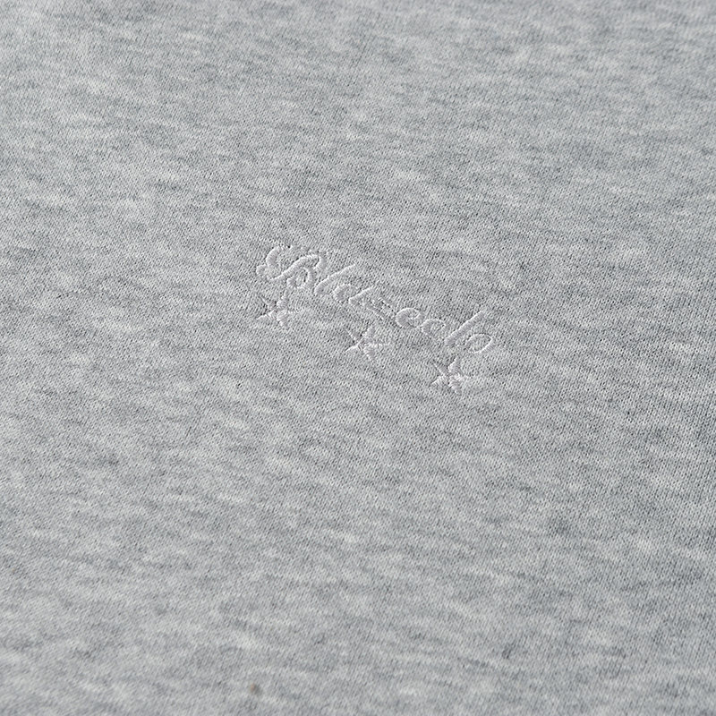 Oversized Faux Layered Vee Cut Letter Print Hoodie