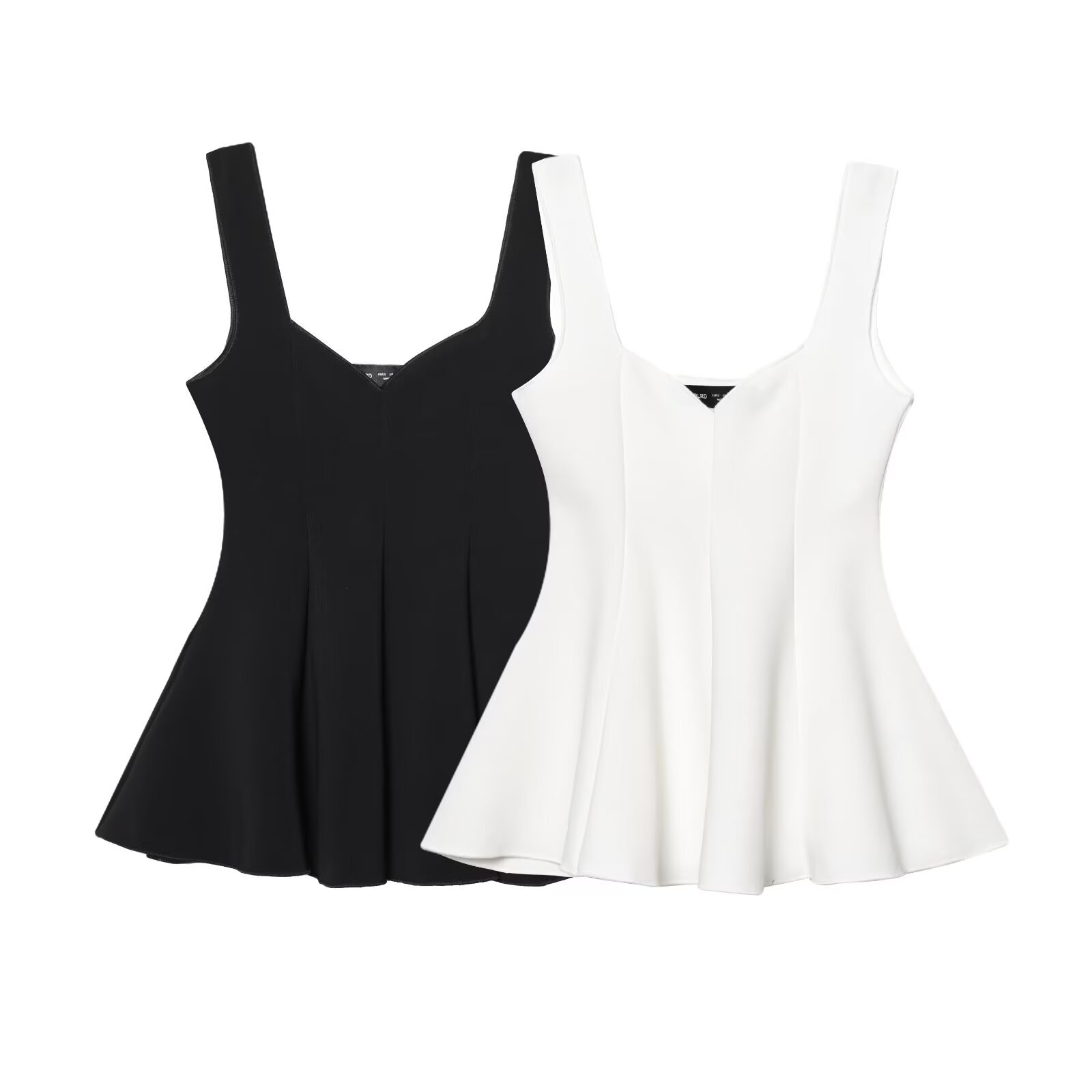Solid Color Peplum Tank