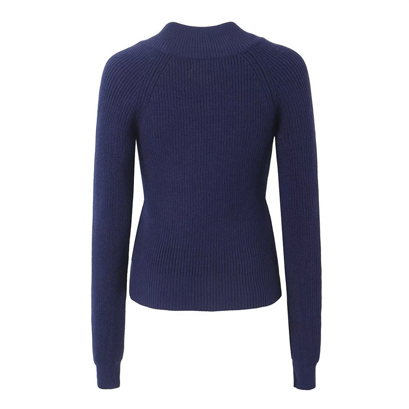 Elegant Style Women's Fashion Casual Versatile Long Sleeve Thin Knit Top Jacket