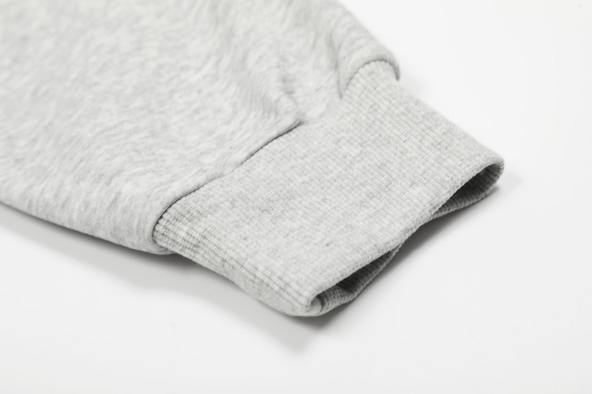 Cropped Long Sleeve Hoodies with Typography