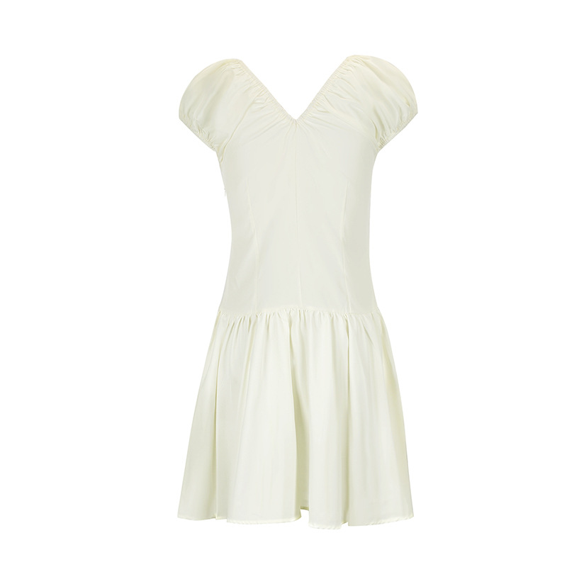 Polyester Deep Plunge Cutout Dress