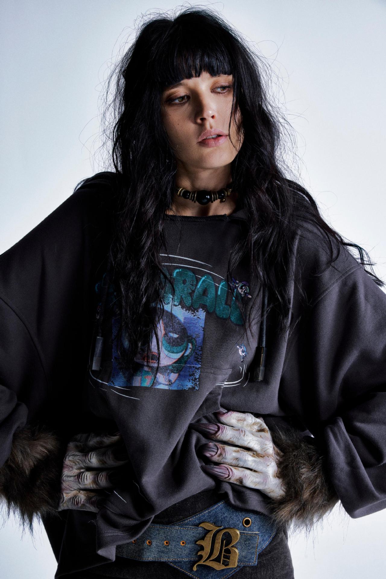 Graphic Lady Cop Hoodie