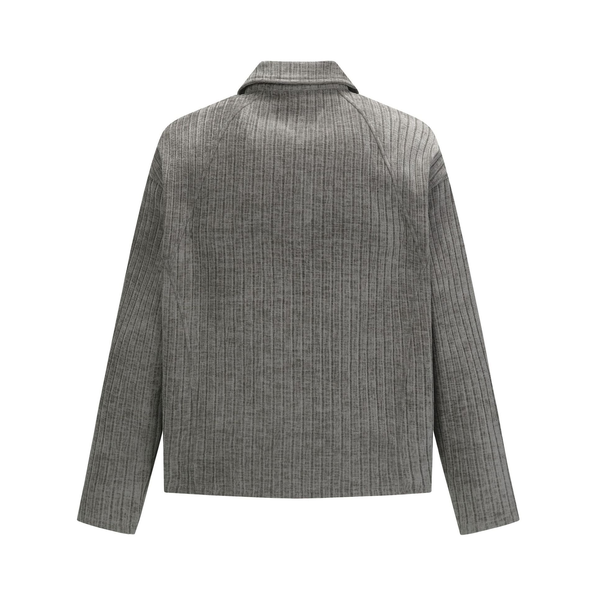 Long Sleeve Polyester Varsity Button Front Sweater