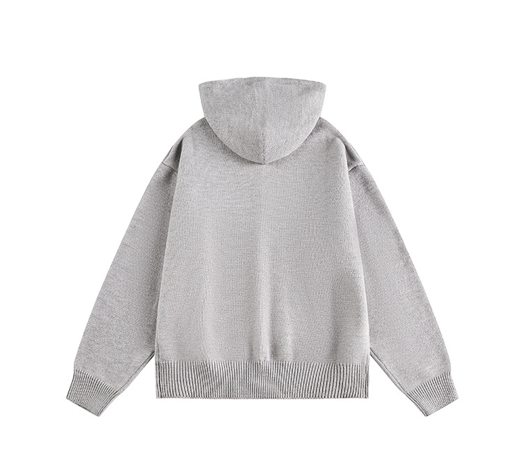 American Trend Oversized Long Sleeve Hood Cardigan