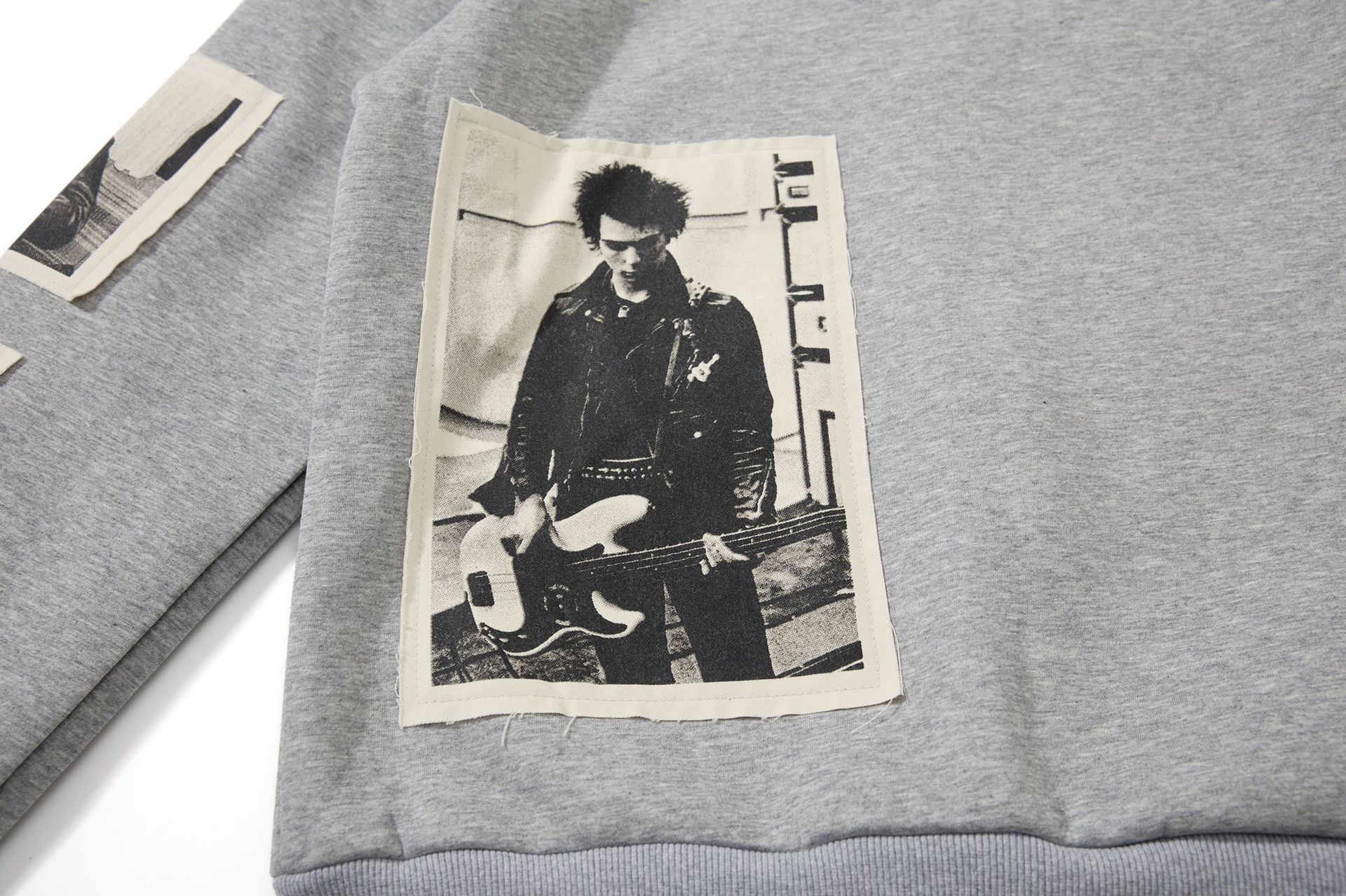 Man's American Retro Cotton Front Zip Sweatshirt