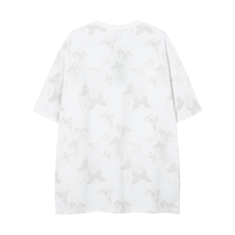 Vintage American Cotton Crew Neck Oversized Monarch Tee