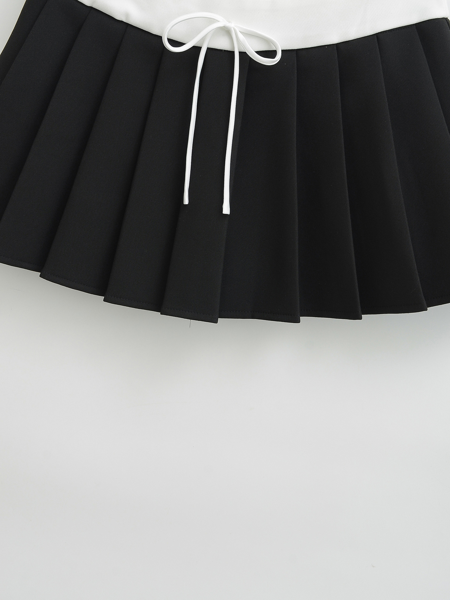High waisted A-line short skirt pleated skirt tennis skirt