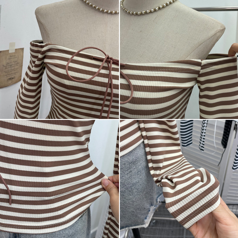 Celebrity Slim Fit Asymmetric Wrist-Length Crop Top