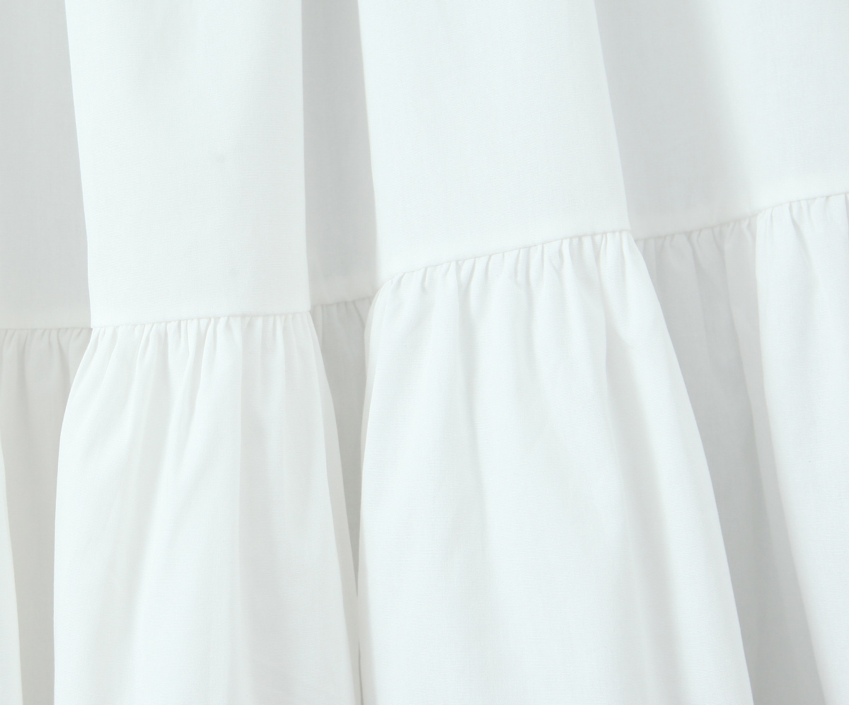 Round Neck Solid Polyester Polished Commute Dress