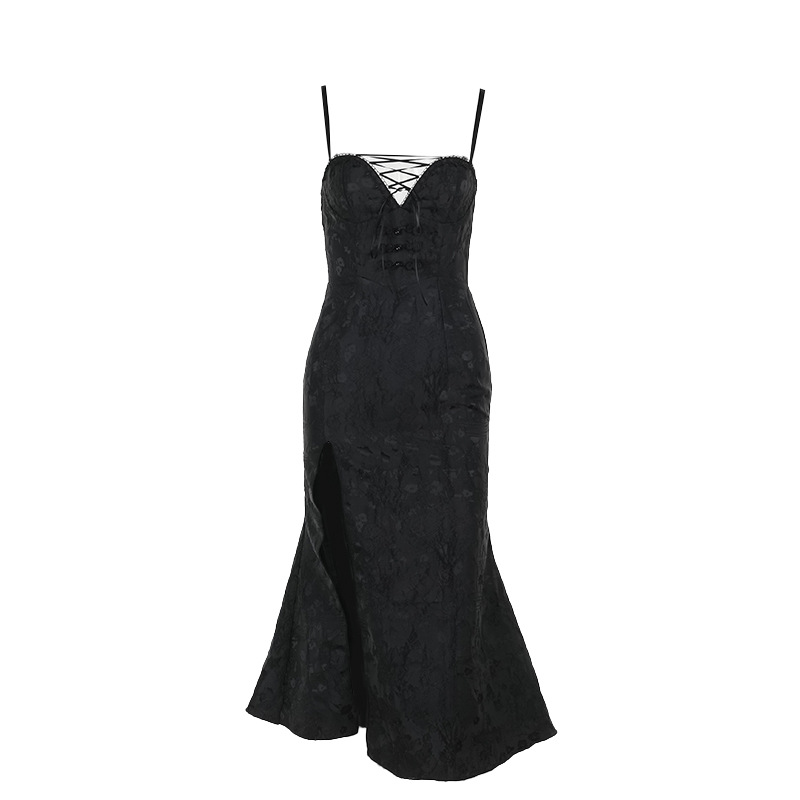Sexy One-Shoulder Sleeveless Jacquard High Waist Polyester Cardigan