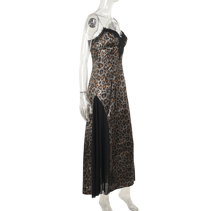 Bodycon Dress Gothic Chic Embellished Fitted Full Skirt Dress for Women