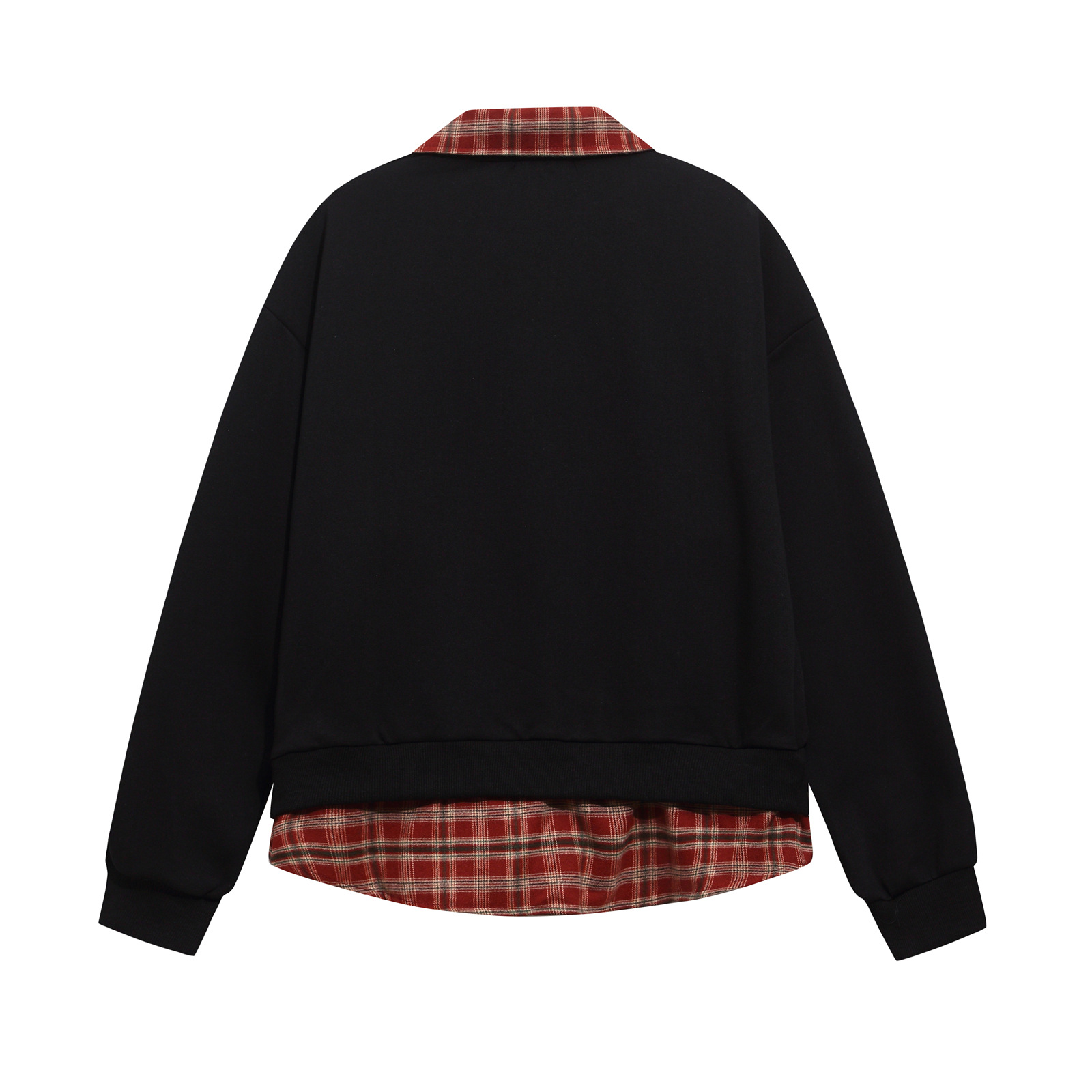 American Vintage Cotton Graphic Button Front Sweatshirt