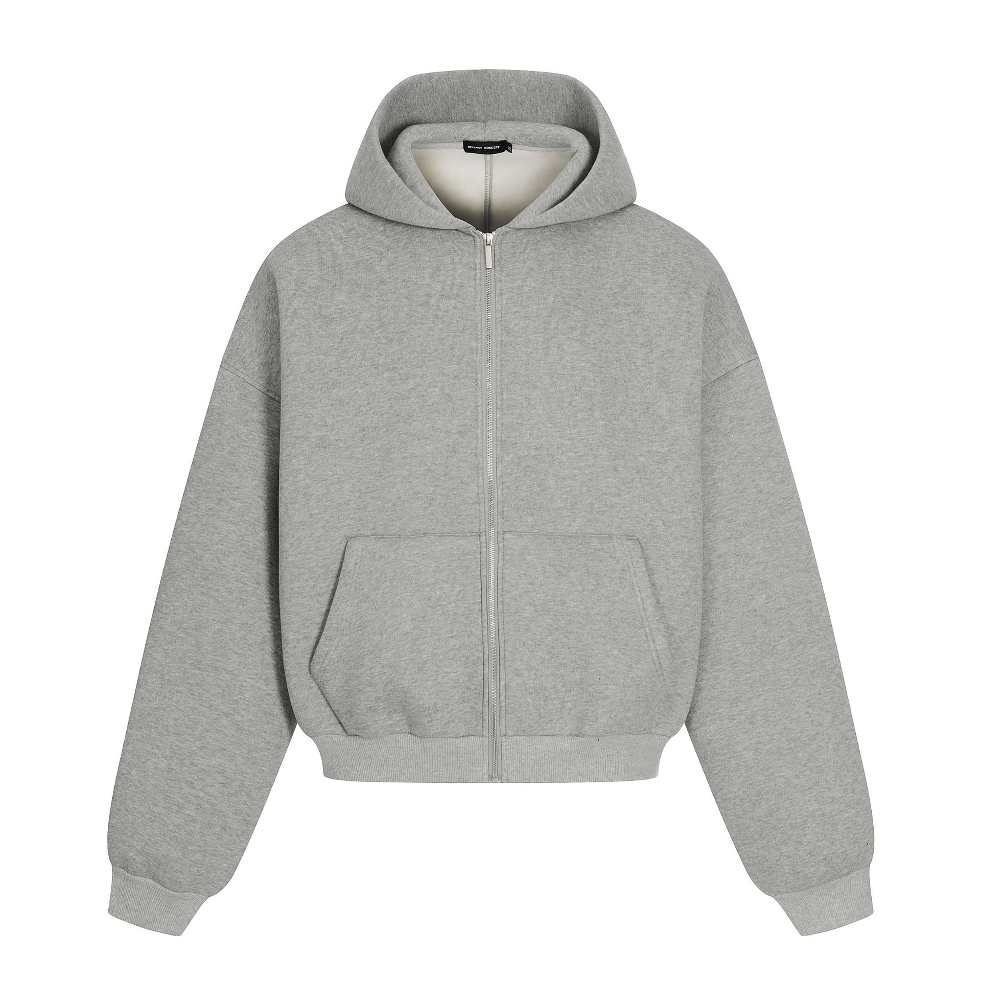 Mens Plain Heavyweight Loose Fit Hoodie