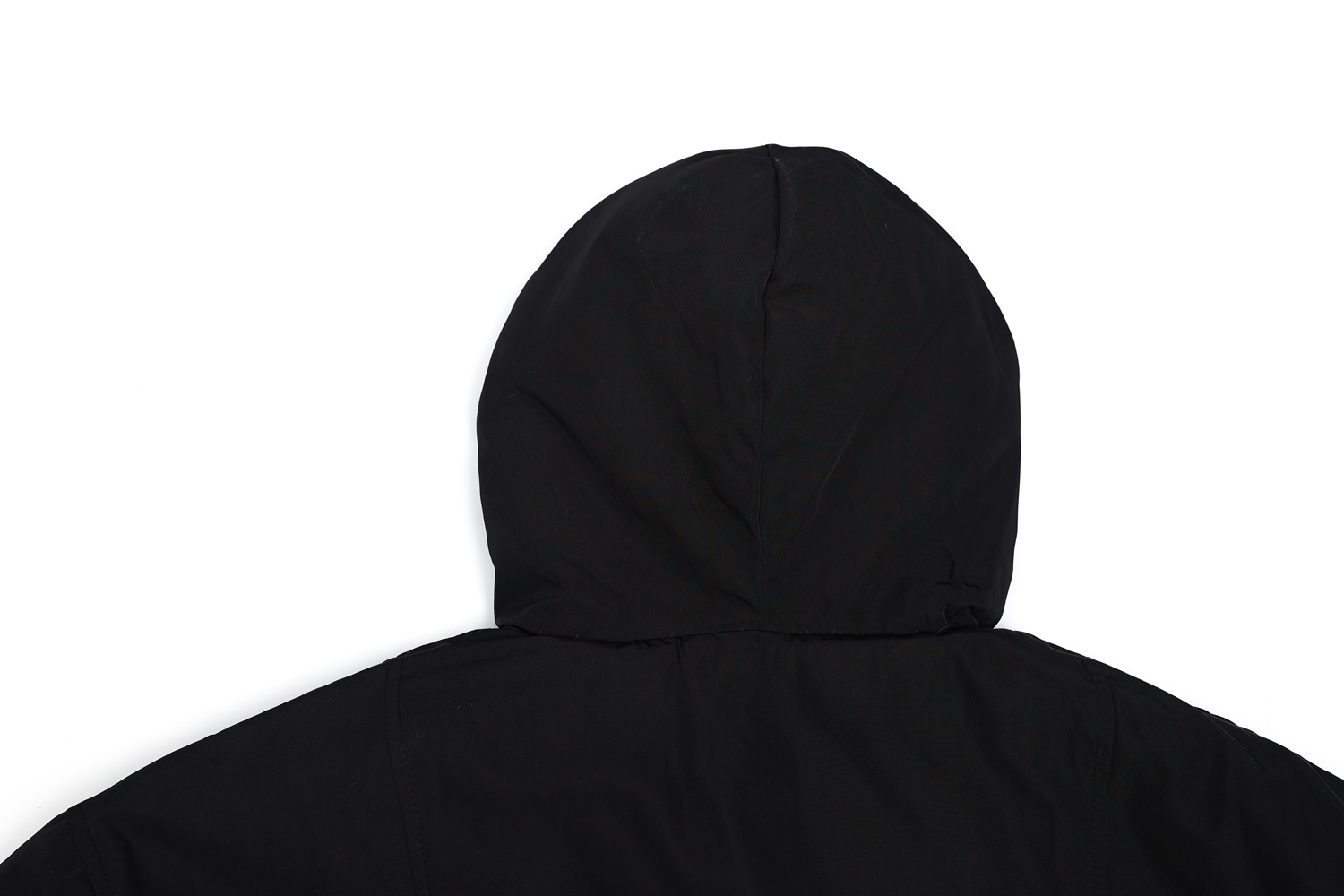 Urban Unstructured Solid Polyester Parka Coat